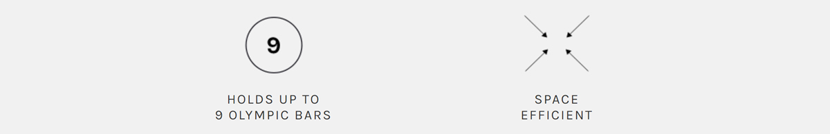 Icons for bar storage features